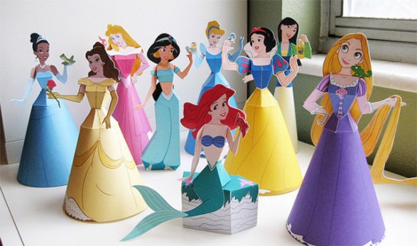 Princesas De Disney 3d Para Armar Gratis Todo Bonito