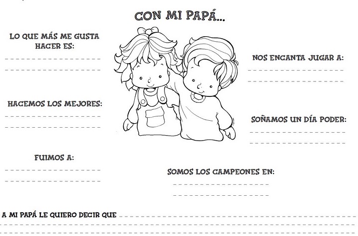Imprimibles gratis para el día de padre en español - Todo Bonito