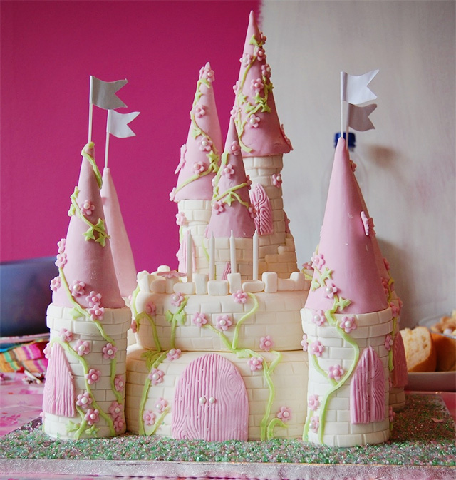Como hacer una torta castillo