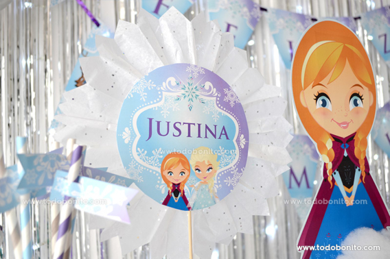 Celina y su cumpleaños con diseños imprimibles de Frozen - Todo Bonito