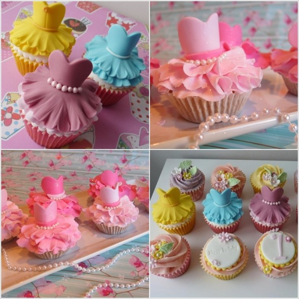 Cupcakes de princesas
