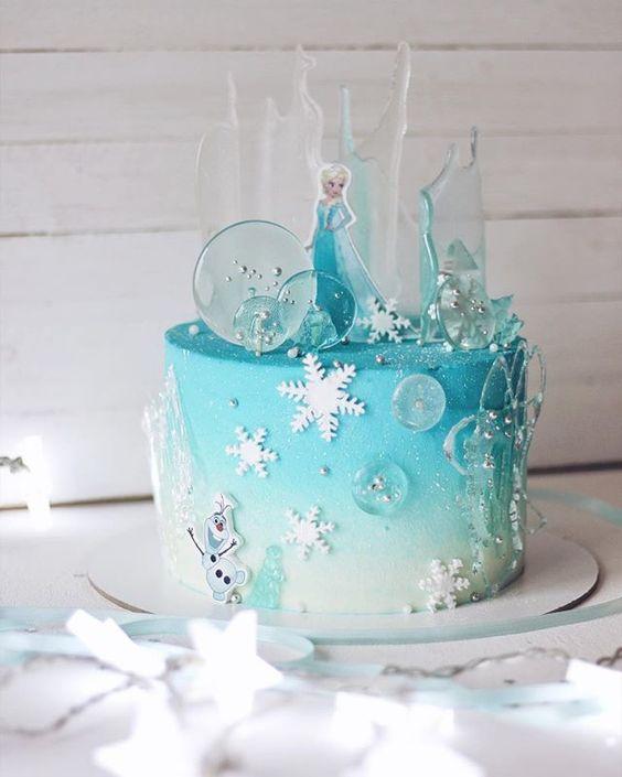 Ideas tortas de Frozen con hielo