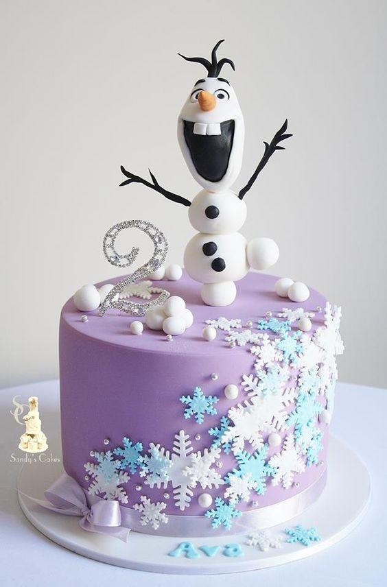 Ideas tortas de Frozen con Olaf