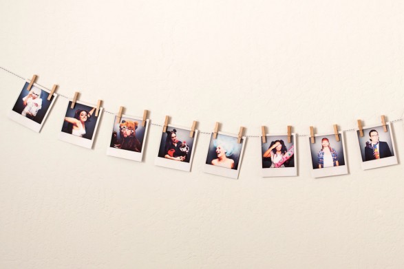 Guirnalda con Polaroids