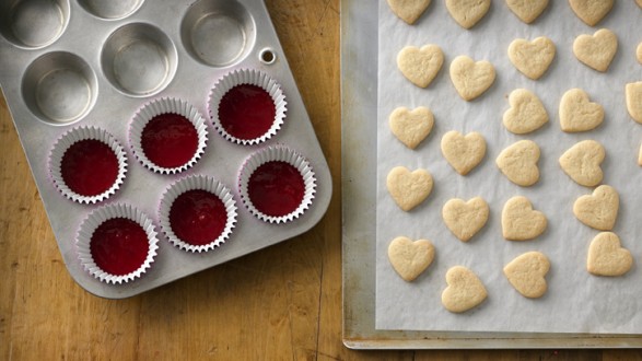 Cupcakes con centro de corazón 01
