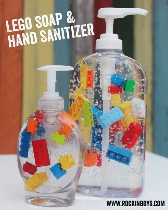 Jabón y sanitizante