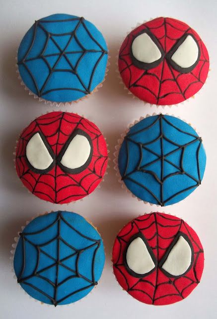 Cupcakes Hombre Araña