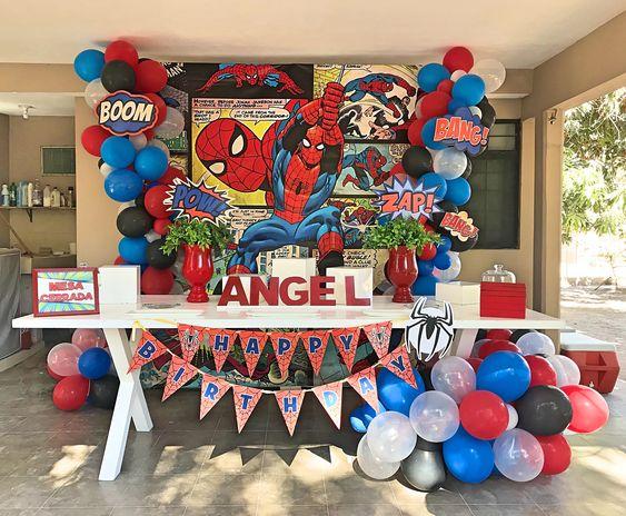 Ideas Originales para Decoración de Fiestas y Cumpleaños Spiderman