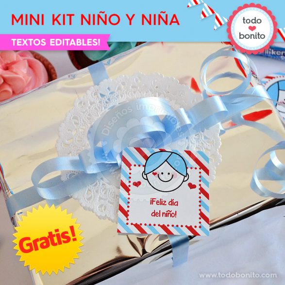 Mini Kit imprimible Niña y Niño ¡GRATIS!