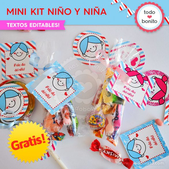 Mini Kit imprimible Niña y Niño ¡GRATIS!