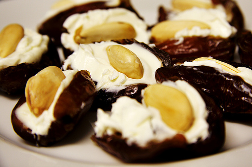postre con dátiles
