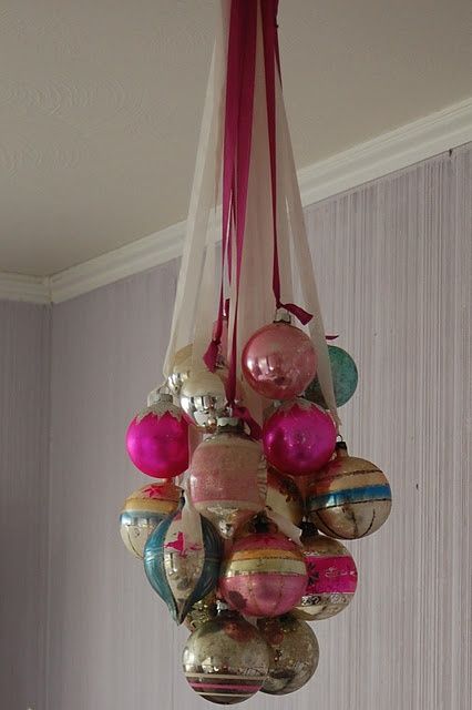 decoracion con esferas navideñas