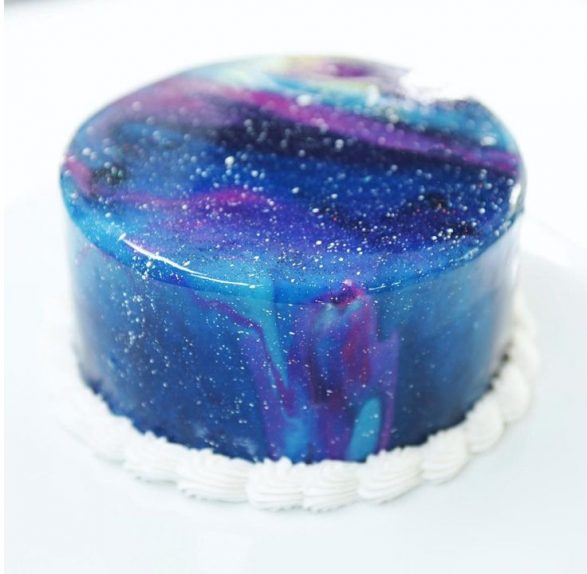 La galaxia en una torta