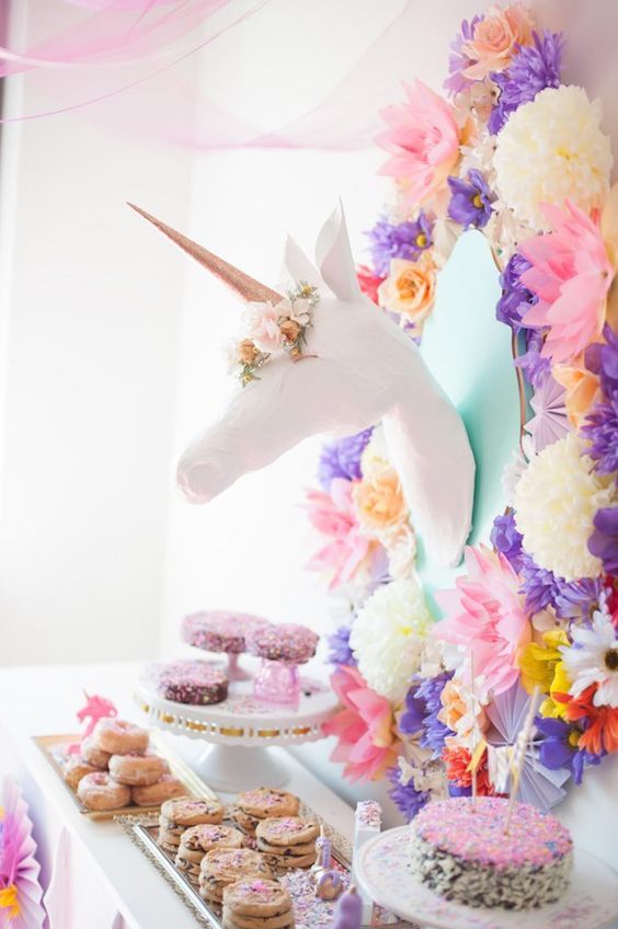 Ideas de decoración de unicornio