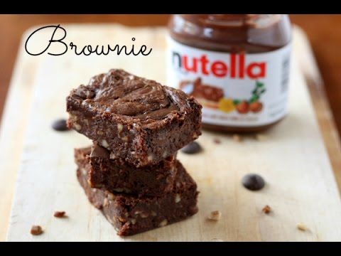 Brownie con Nutella