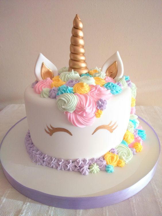 Hermosas tortas de Unicornios