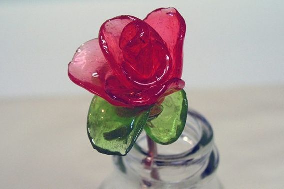 Ingeniosos caramelos de rosas 