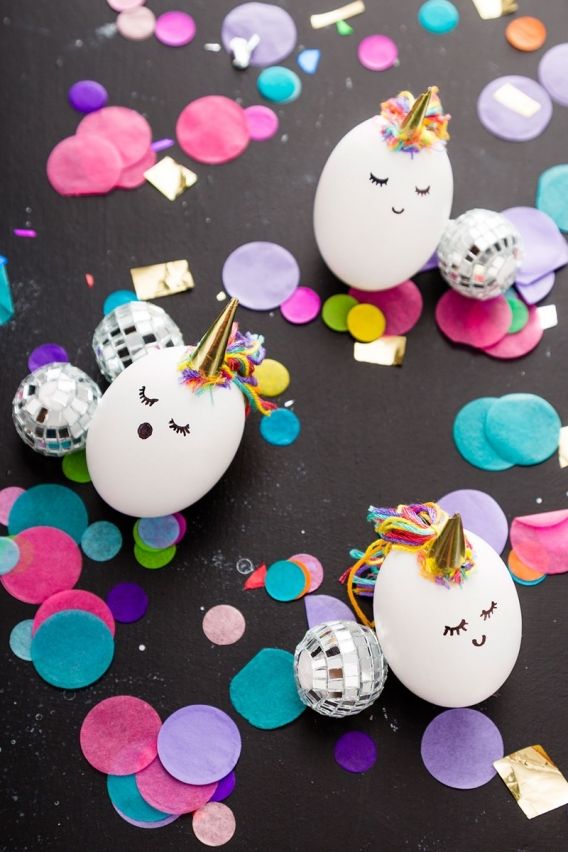 Huevos decorados para tu cesta de Pascua