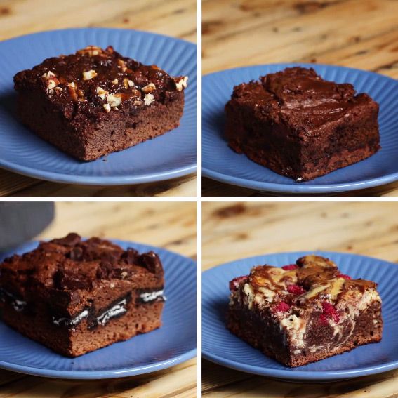 Cuatro maneras deliciosas de preparar brownies