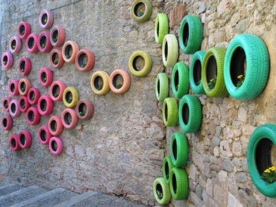 Ingeniosas formas de reciclar y reutilizar neumáticos 