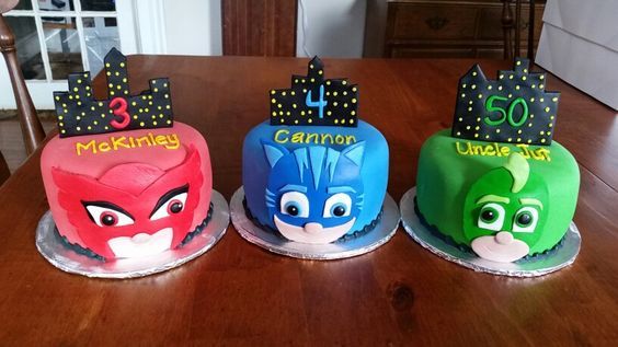 Las 15 mejores tortas de PJ Masks para tu fiesta - Todo Bonito