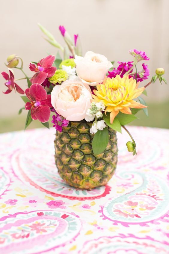 Ideas para decorar con flamencos y ananás