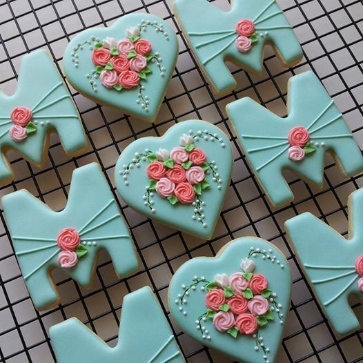 Hermosos diseños de galletas para mamá 