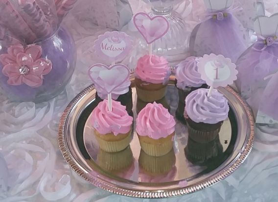 Cupcakes de princesas