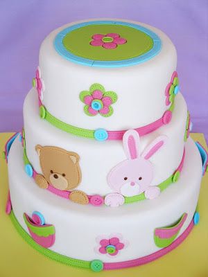 Hermosa torta de conejito Hermosa torta de conejito