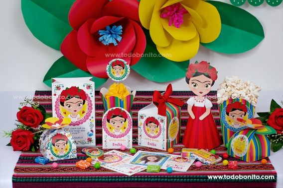 Kits imprimibles de Frida Kahlo por Todo Bonito