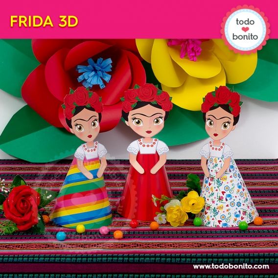 Frida Kahlo 3D por Todo Bonito
