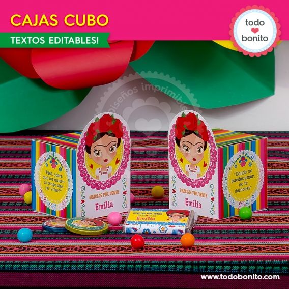 Cajitas de Frida Kahlo por Todo Bonito