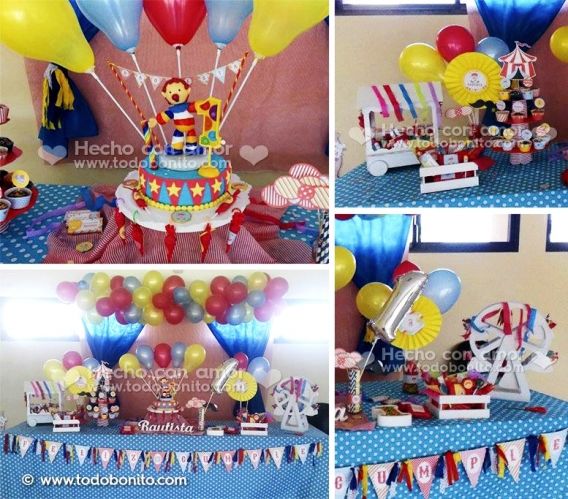  Kit imprimible Circo Niños de Todo Bonito