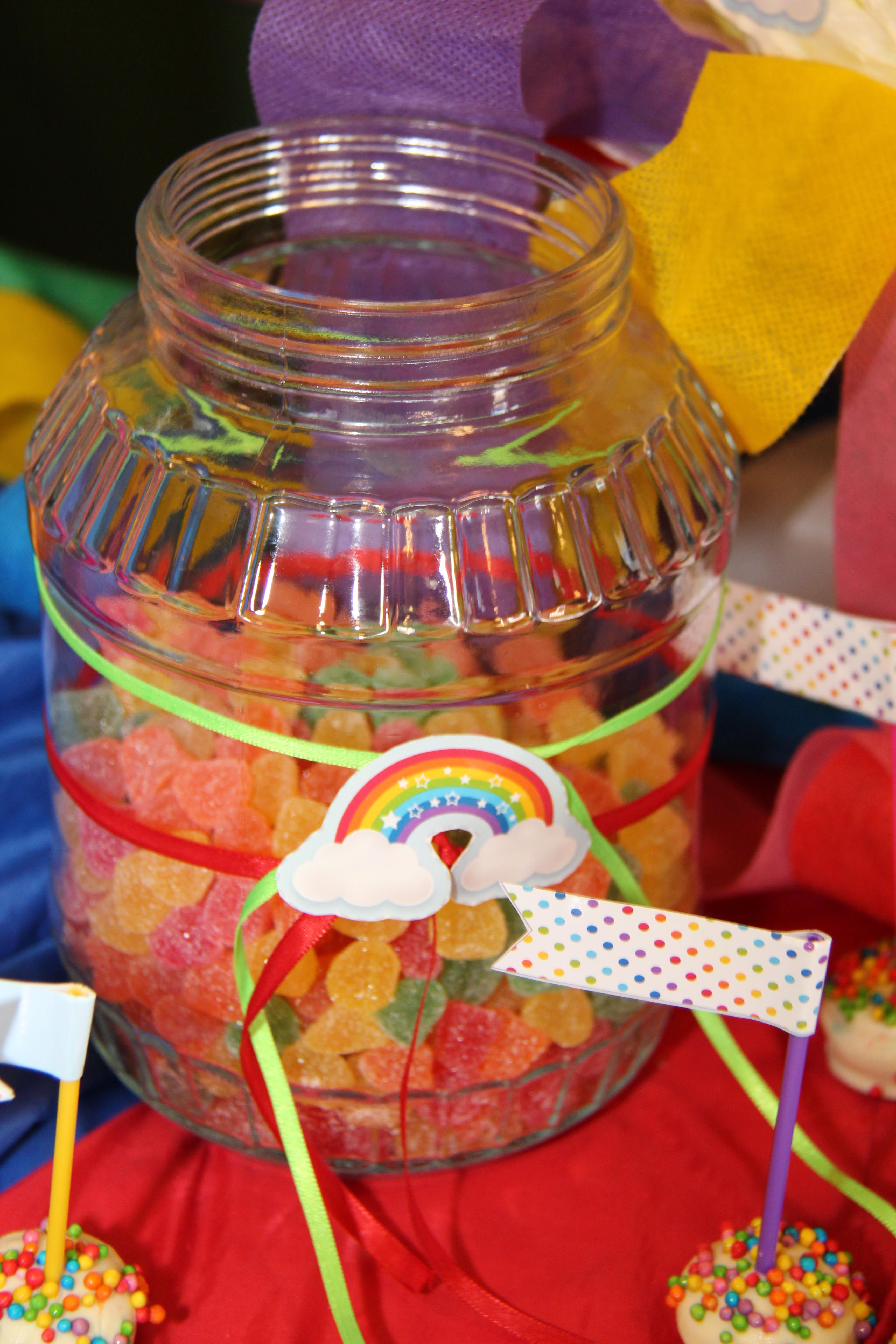 Gomitas mesa dulce Kit Imprimible Arco Iris