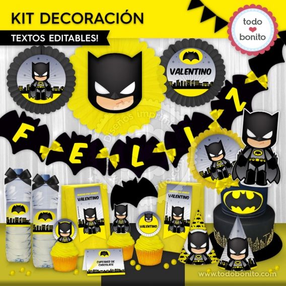Kits imprimibles Batman