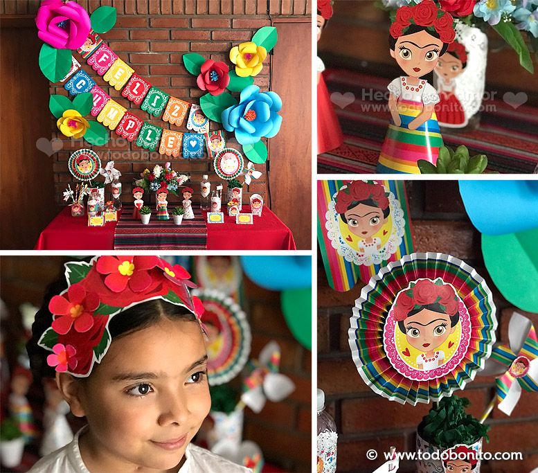 Kits imprimibles de Frida Kahlo por Todo Bonito