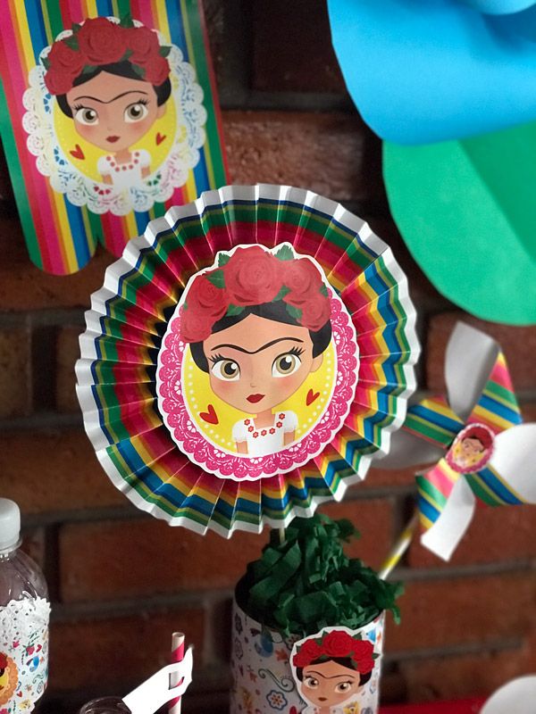 Centro de mesa de Frida Kahlo por Todo Bonito