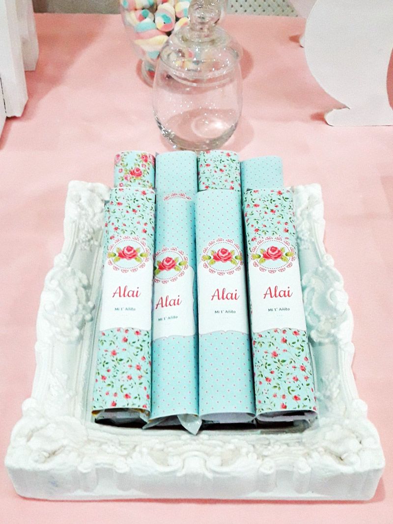 Golosinas decoradas primer añito niñas