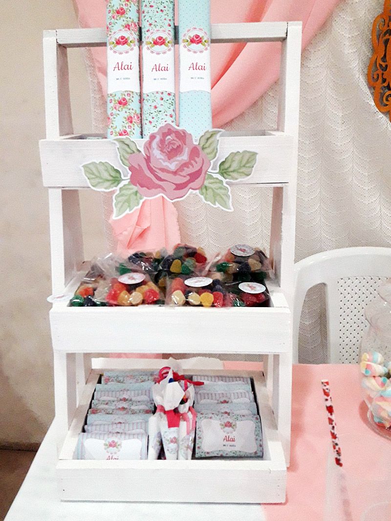 Golosinas decoradas primer añito niñas