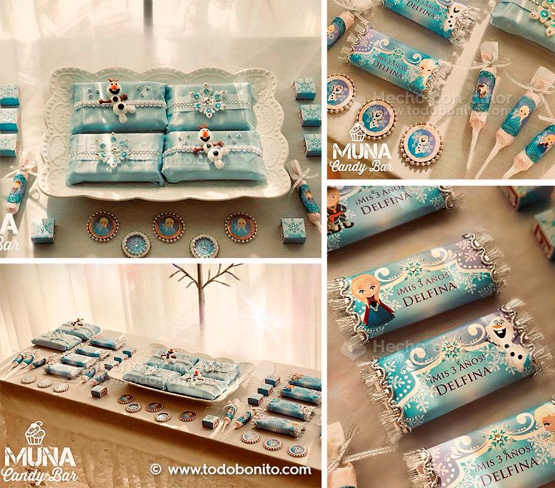 Kit Imprimible Frozen Todo Bonito by Muna Candy Bar