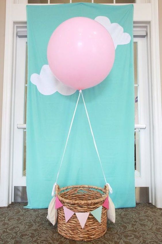 Ideas para una fiesta con globos aerostáticos 