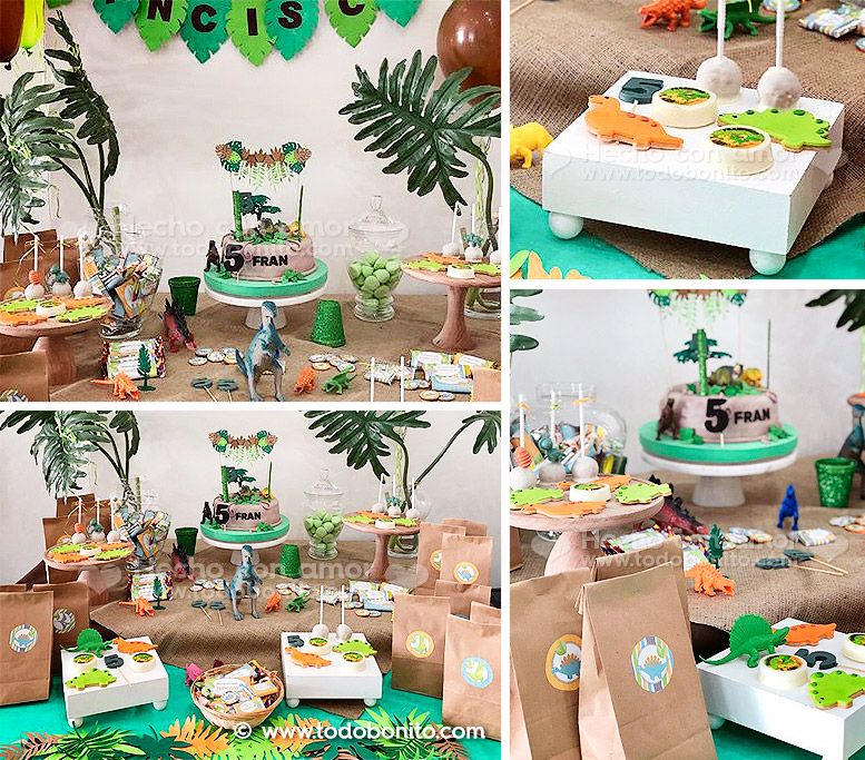 Cumpleaños de dinosaurios 