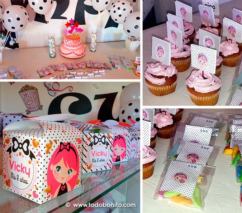 Decoración imprimible gratis de Nina en tu corazon