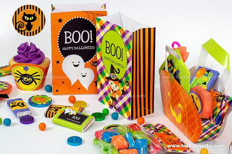 Kits imprimibles de Halloween por Todo Bonito