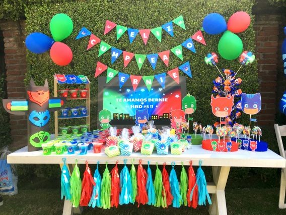 Diseños imprimibles de PJ Masks Heroes en pijamas