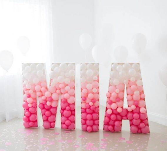 Decoración con globos técnica mosaico Decoración con globos técnica mosaico