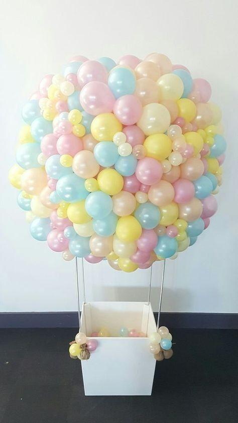 Decoración con globos técnica mosaico Decoración con globos técnica mosaico