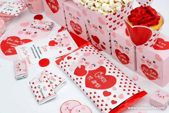 Chocolates personalizados para San Valentín por Todo Bonito