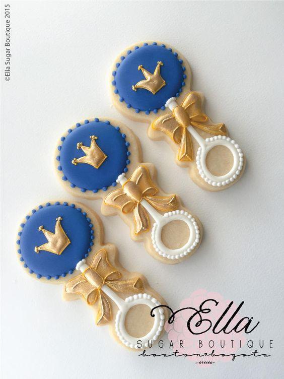 Galletas para fiesta decoradas con Coronitas