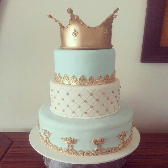 Pasteles de coronita celeste